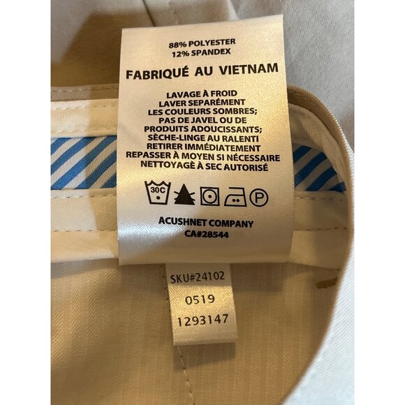 Footjoy Mens Khaki Performance Golf Pants W34/L34 Moisture Wicking - Picture 7 of 8